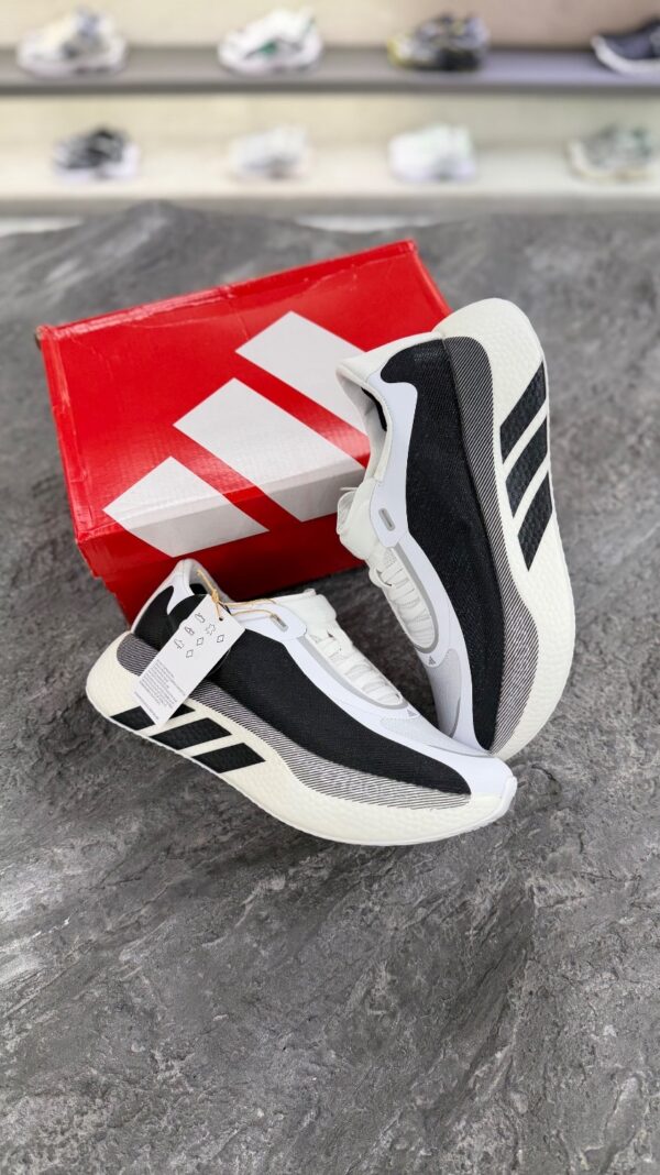 کتونی رانینگ آدیداس هایپربوست (Adidas running HyperBoot White Black) مردانه زنانه - Image 3