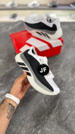کتونی رانینگ آدیداس هایپربوست (Adidas running HyperBoot White Black) مردانه زنانه