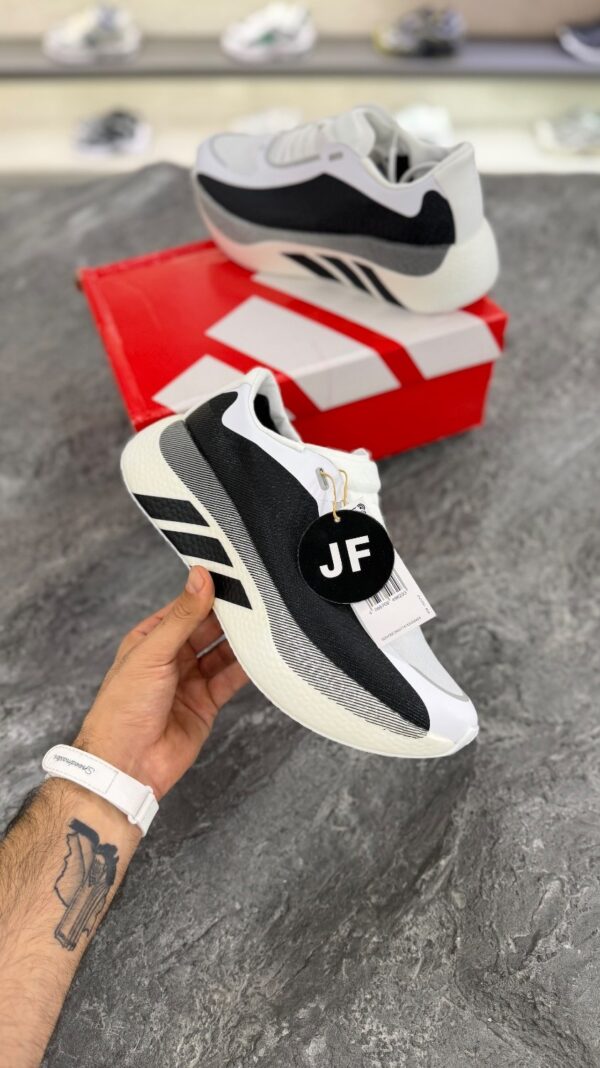 کتونی رانینگ آدیداس هایپربوست (Adidas running HyperBoot White Black) مردانه زنانه - Image 1
