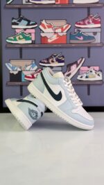 جردن1 لو سفید آبی یخی (Jordan1 low Ice Blue) مردانه زنانه