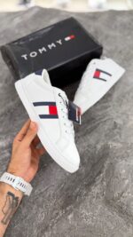 ونس تامی سفید (Tommy Hilfiger corporate Leather Sneaker) مردانه