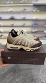 کتونی نایک ایرمکس 95 کرم قهوه ای (air max95 Cream Light Brown) مردانه - Image 3