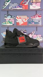 کتونی جردن4 بلک کت (jordan4 black cat) مردانه - Image 2