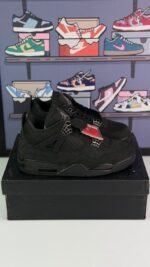 کتونی جردن4 بلک کت (jordan4 black cat) مردانه - Image 4