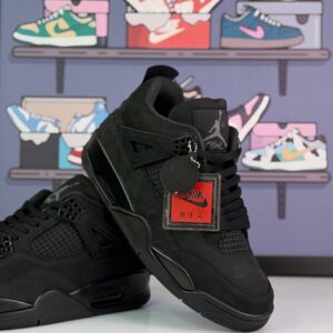 کتونی جردن4 بلک کت (jordan4 black cat) مردانه