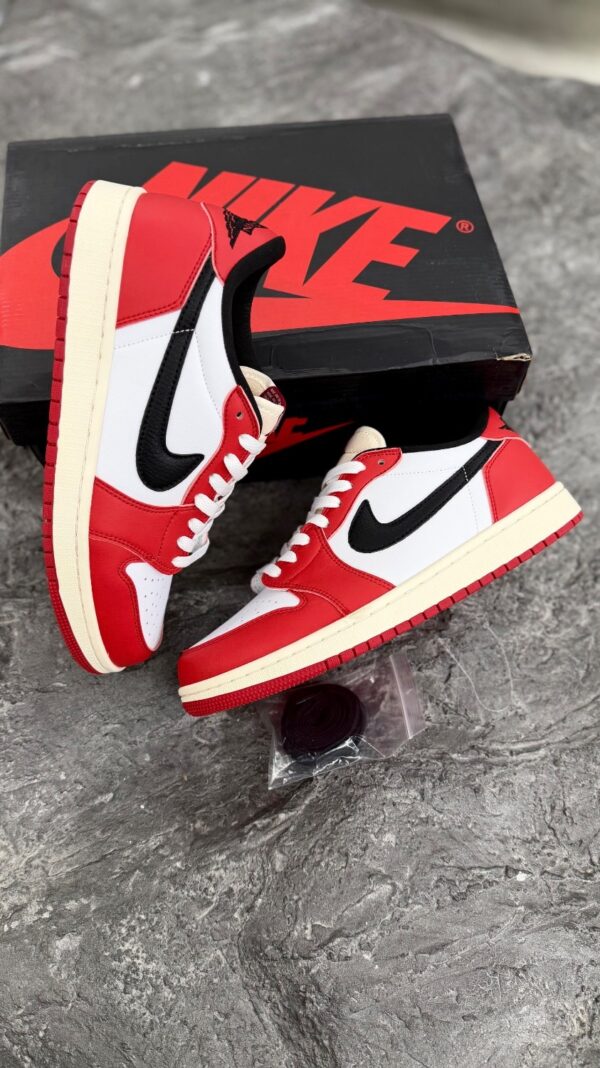 کتونی جردن وان لو شیکاگو (Jordan1 low chicago) مردانه - Image 4