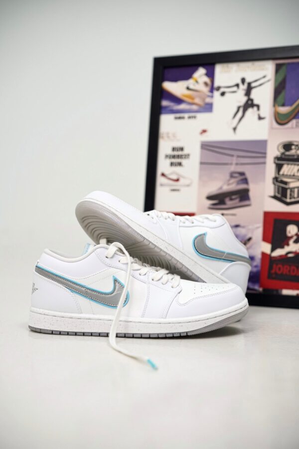 کتونی جردن وان لو سفید(Jordan1 low Dare to fly) مردانه - Image 3