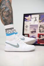 کتونی جردن وان لو سفید(Jordan1 low Dare to fly) مردانه - Image 4