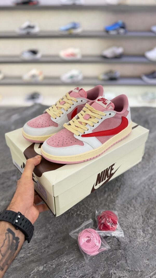جردن ترویس صورتی قرمز (Jordan travis shy pink) دخترانه - Image 2