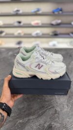 کتونی نیوبالانس 530 پاستلی (new balance 530 pastel color) دخترانه - Image 3