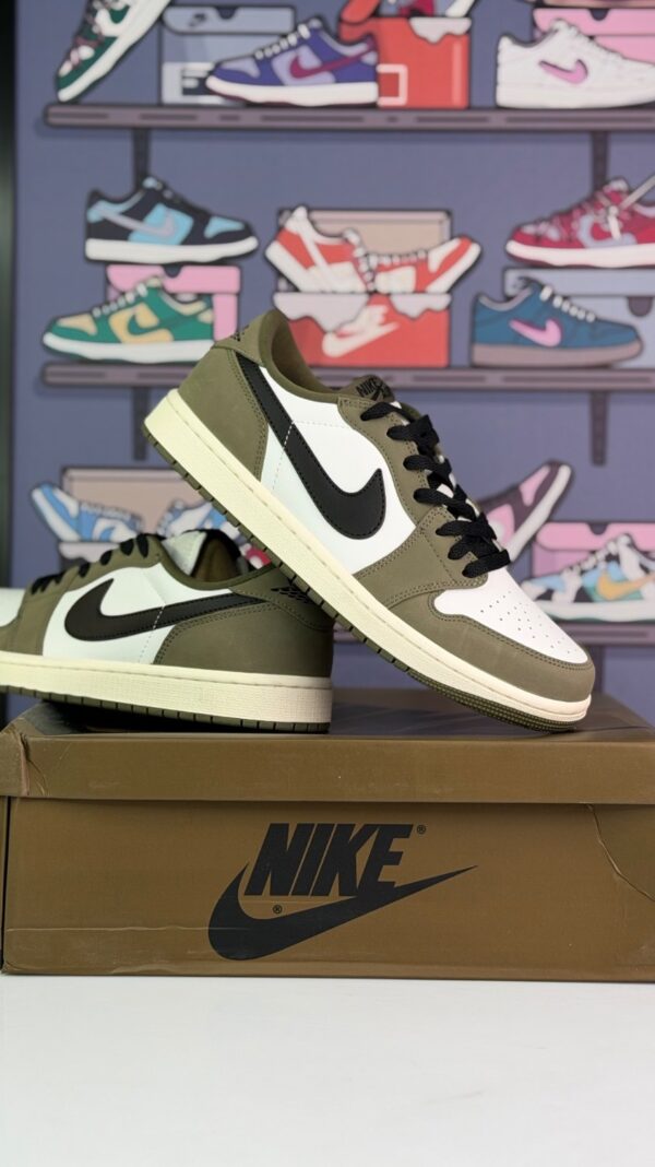 کتونی جردن وان لو اولیو (jordan1 low medium olive) مردانه - Image 2
