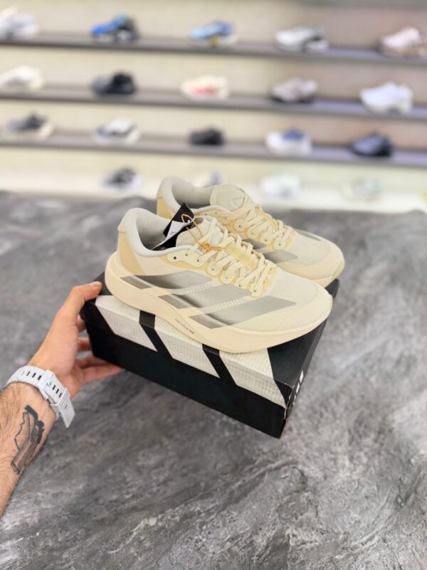 کتونی آدیداس آدیزرو ایوو اس ال کرم نقره ای دخترانه (Adidas Adizero EVO SL Silver/Cream) - Image 2