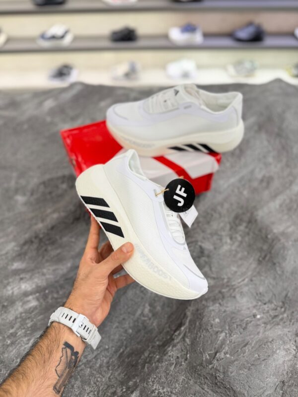 Adidas HyperBoost White Running Shoe Adidas HyperBoost White Running Shoe
