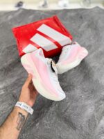 کتونی رانینگ آدیداس هایپربوست صورتی دخترانه (Adidas hyperBoost running Shoe Pink/White)