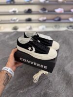 کانورس استار پلیر ۷۶ مدل ساق کوتاه - رنگ مشکی (Converse Star Player 76 Low Top -Black) - Image 2