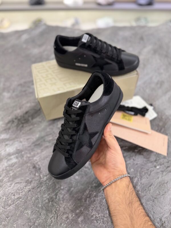 کتونی گلدن گوس سوپر استار مشکی ( Golden Goose Super-star Black) - Image 2