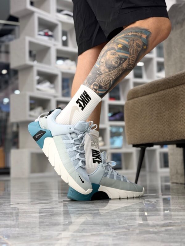 کتونی کراسفیت نایک نایک متکان 7 طوسی آبی (Nike Free Metcon 7 Training shoes white Blue Gray) - Image 3