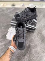 کتونی آف وایت مشکی طوسی (Off-White Be Right Back Black FARFETCH) - Image 3