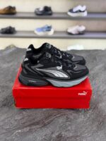 کتونی ورزشی پوما مدل Fade Nitro - تمام مشکی با خطوط نقره‌ای (Puma Fade Nitro Triple Black Metallic Silver) - Image 3