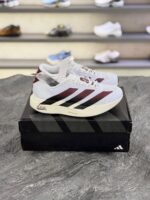 کتونی رانینگ آدیداس Adizero Evo SL رنگ سفید زرشکی (Adidas Adizero Evo SL Lightstrike Pro White Black Burgundy) - Image 2