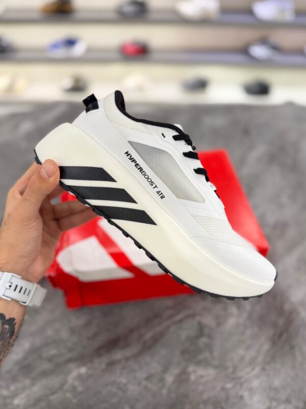 کتونی تریل رانینگ آدیداس هایپربوست ای تی آر (ATR) سفید مشکی (Adidas HyperBoost ATR Trail Running Shoes White/Black) - Image 3