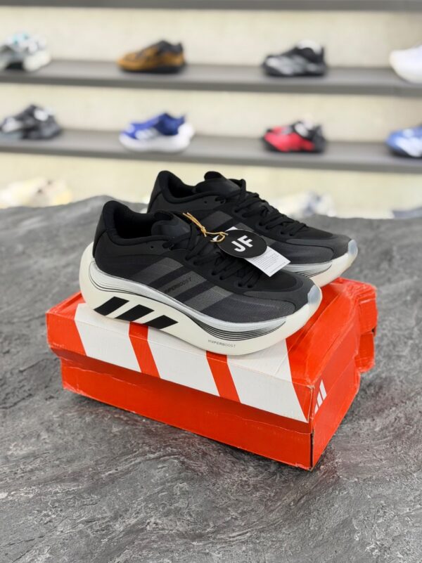کتونی رانینگ آدیداس هایپربوست یوفوریا مشکی با زیره سفید (Adidas Hyperboost Euphoria LT Black/White) - Image 2