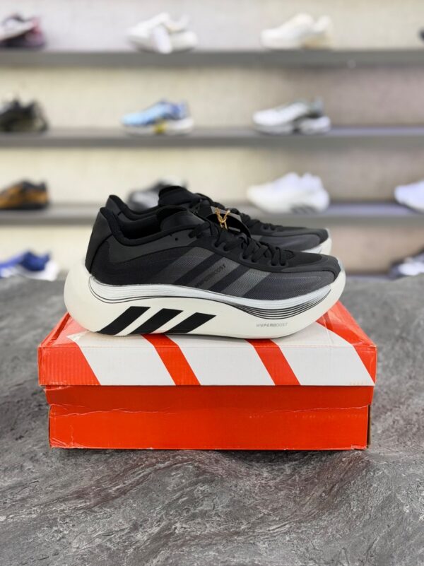 کتونی رانینگ آدیداس هایپربوست یوفوریا مشکی با زیره سفید (Adidas Hyperboost Euphoria LT Black/White) - Image 3