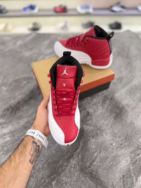 کتونی ایرجردن 12 سفیدقرمز (Air Jordan 12 White/ Red) - Image 3