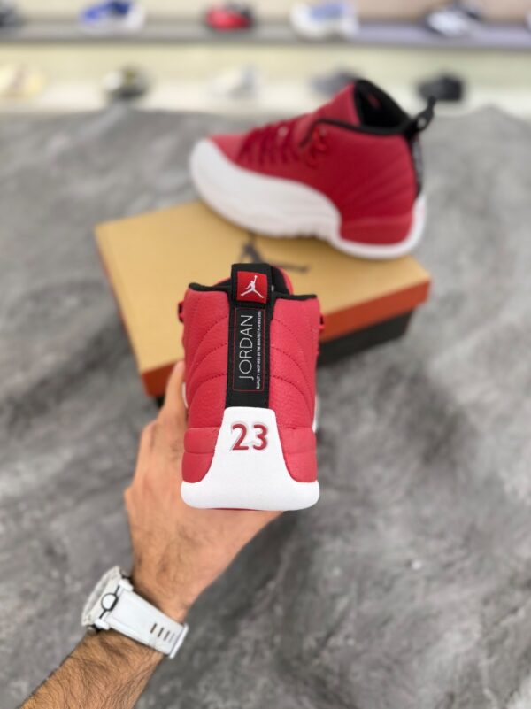 کتونی ایرجردن 12 سفیدقرمز (Air Jordan 12 White/ Red) - Image 4