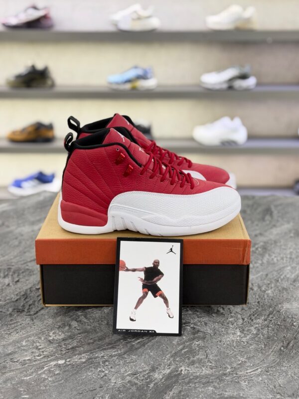 کتونی ایرجردن 12 سفیدقرمز (Air Jordan 12 White/ Red) - Image 2