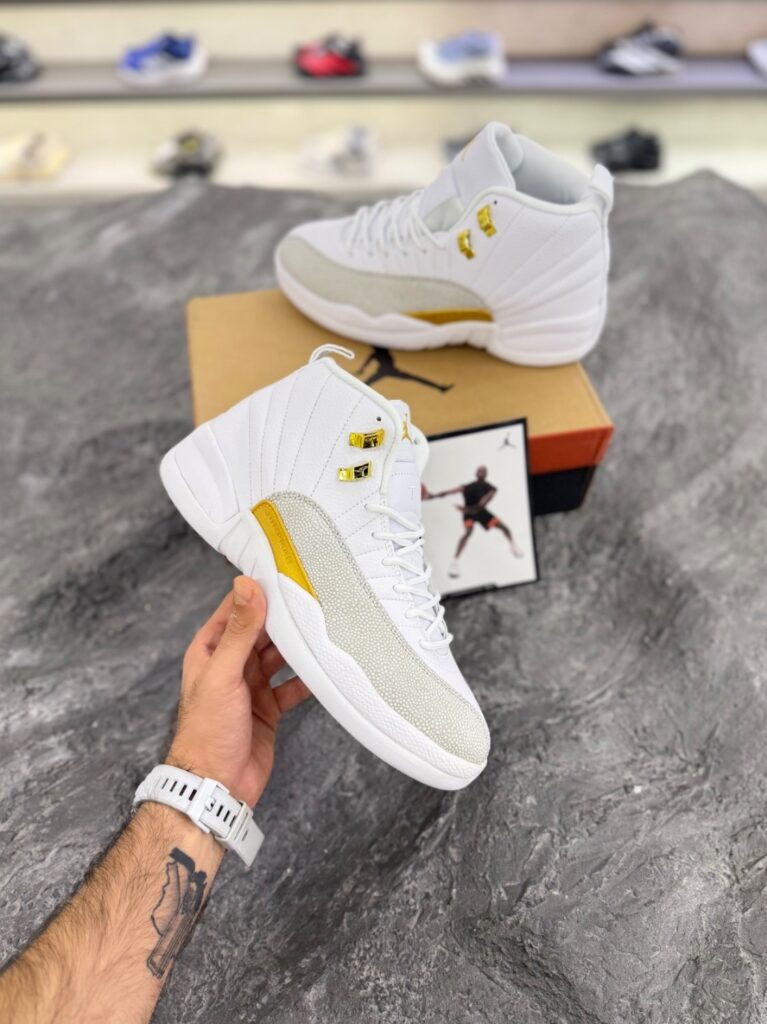 کتونی ایرجردن 12 سفید (Air Jordan 12 White)