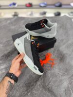 کتونی بسکتبال جردن لوکا 77 طوسی با ترکیب مشکی (Jordan Luka77 Gray/Black/Orang) - Image 2