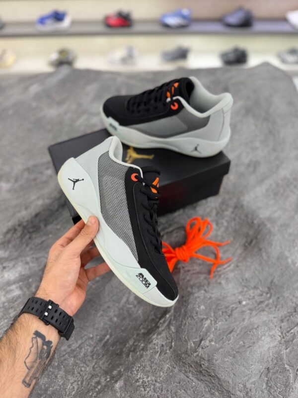 کتونی بسکتبال جردن لوکا 77 طوسی با ترکیب مشکی (Jordan Luka77 Gray/Black/Orang) - Image 2