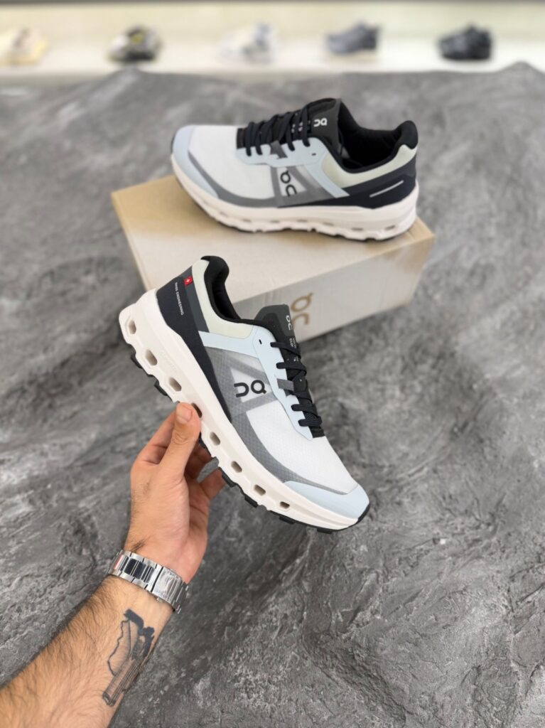 کتونی آنرانینگ کلود ویستا2 طوسی مشکی (On Running Cloudvista 2 Gray/white/Black)